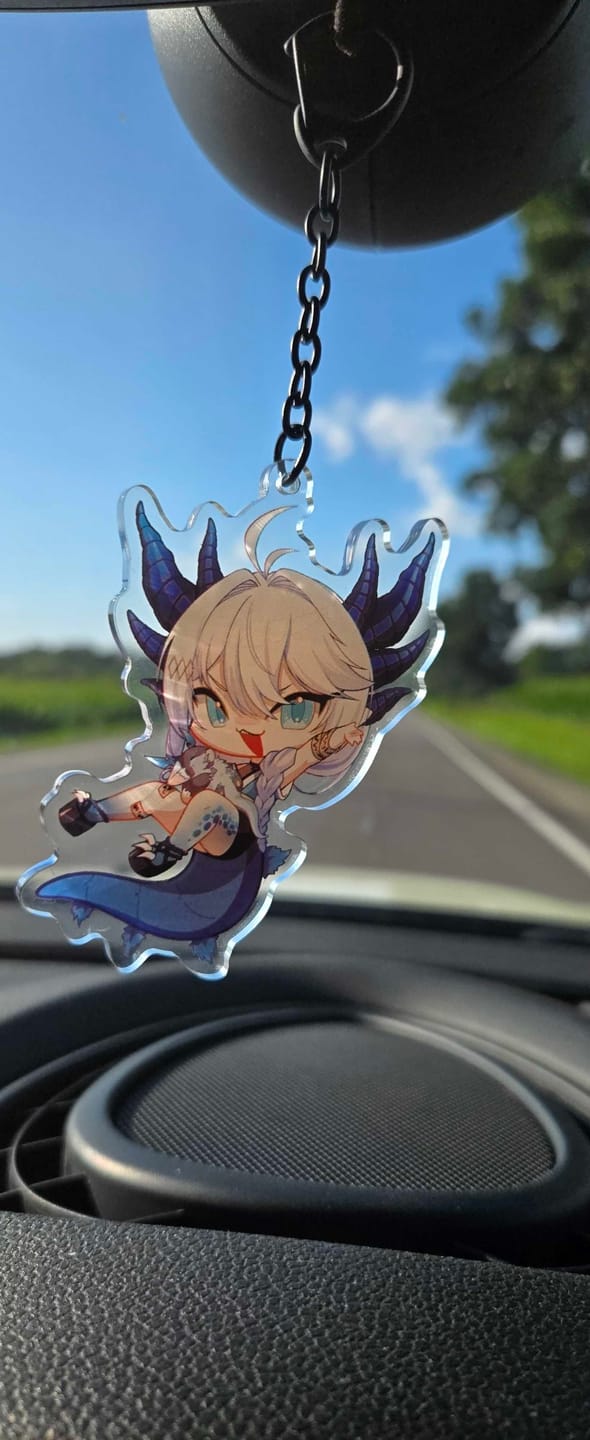 Customer photo review of Kaiju Wavey Keychain