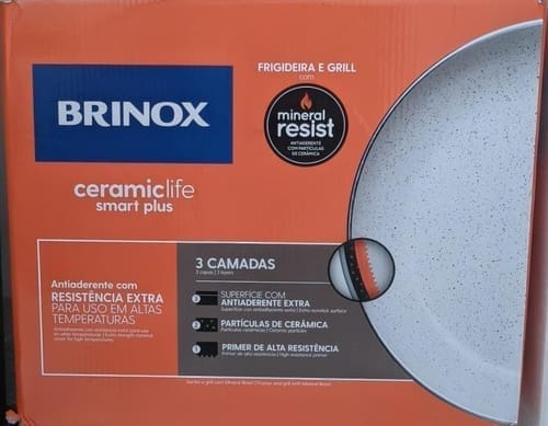 Customer photo review of Brinox - Jogo de Panelas 8 Peças Ceramic Life Smart Plus - Vanilla