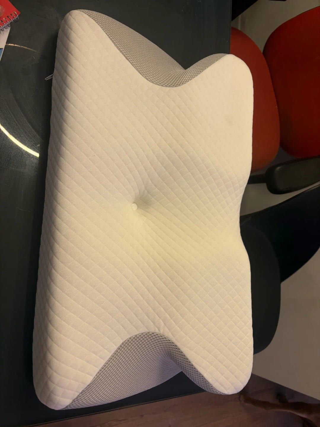 Customer photo review of Almohada Cervical Ergonómica