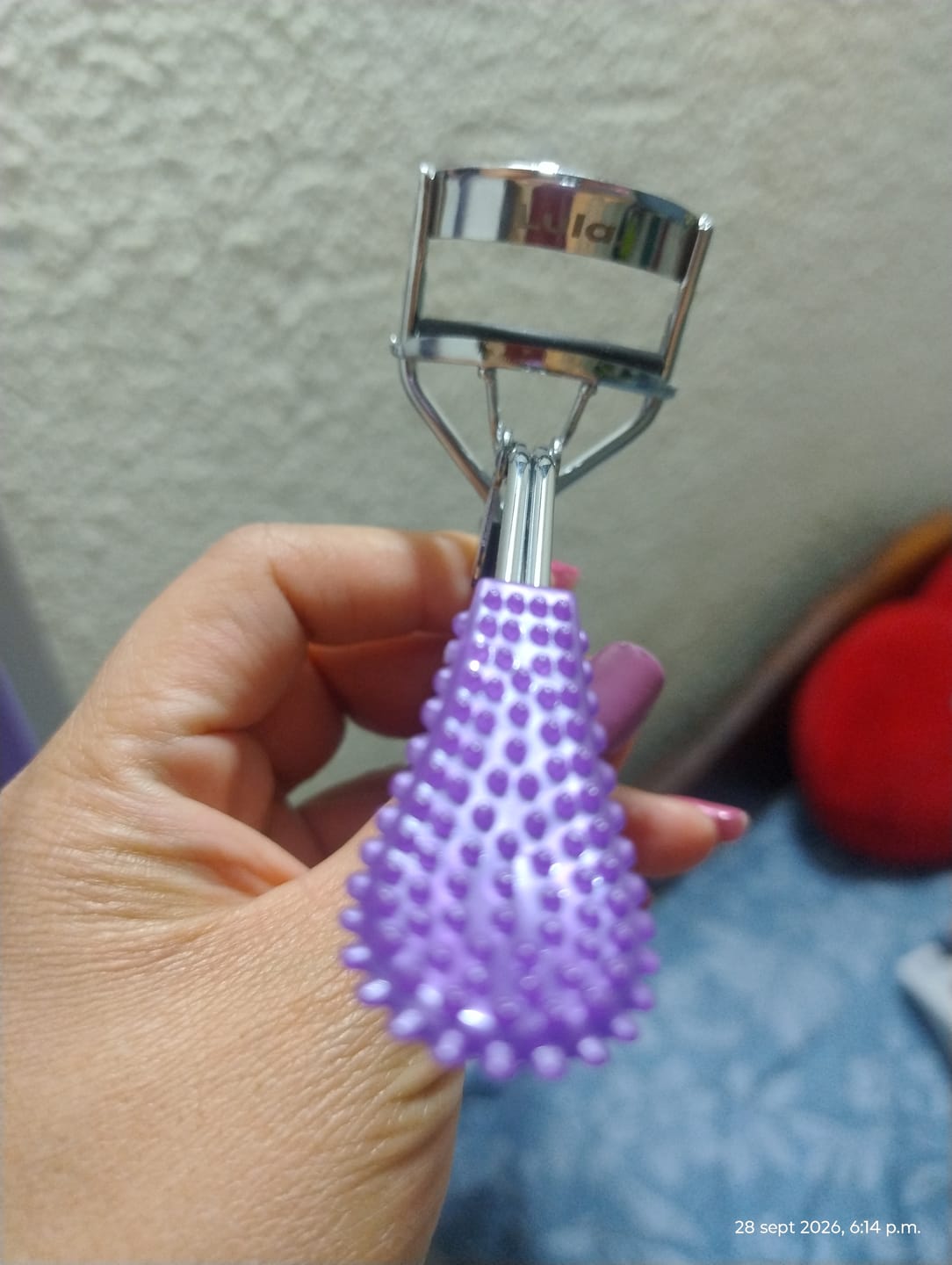 Customer photo review of Encrespador de Pestañas