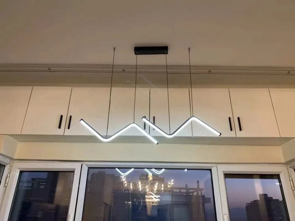 Customer photo review of Pendente Linear LED Hoffa 45cm ou 90cm