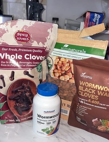 Customer photo review of 18-in-1 Black Walnut & Wormwood Herbal Digestive Cleanse Softgels, 80-Day Supply