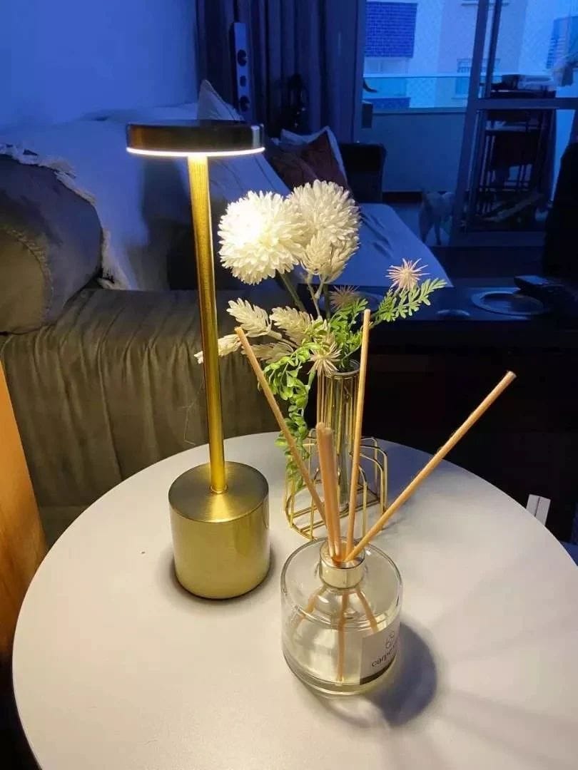 Customer photo review of Luminária de Mesa Sem Fio Recarregável Nomad Glow