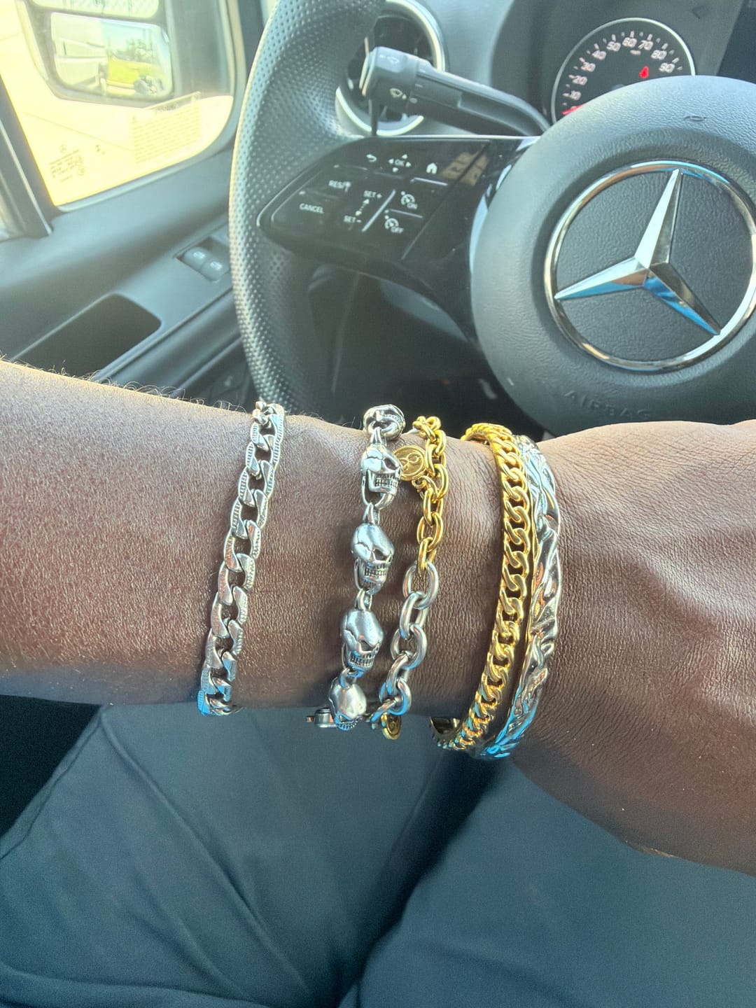Customer photo review of Crumpled Cuff