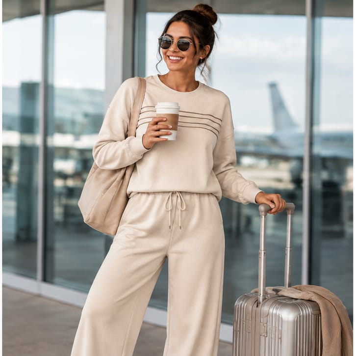 Customer photo review of 🔥 LAST DAY BLACK FRIDAY — 57% OFF ✨TALBOTS Women’s Crew Neck Lounge Set