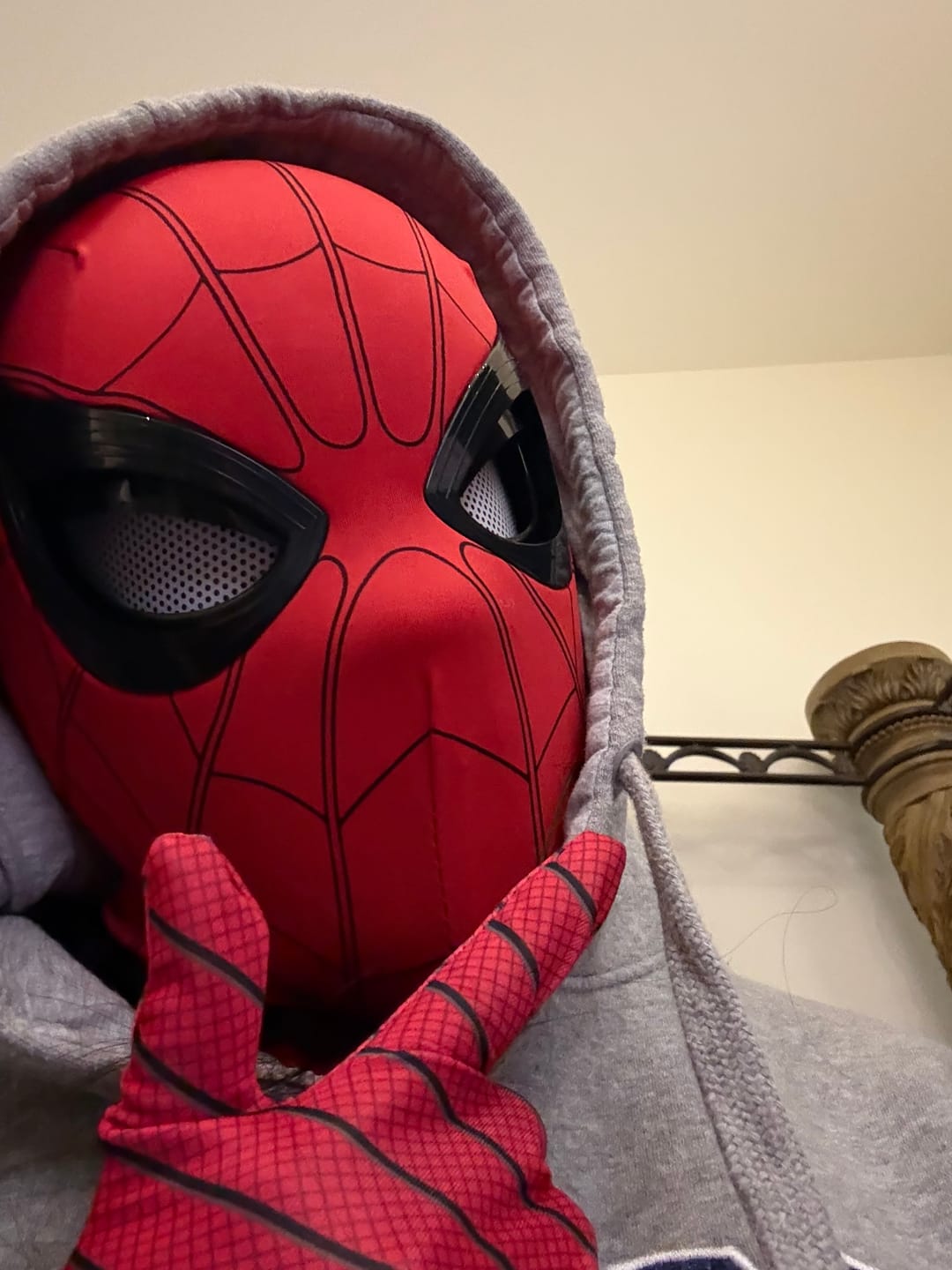 Customer photo review of The OG Spidey Gear™ - Winking Mask
