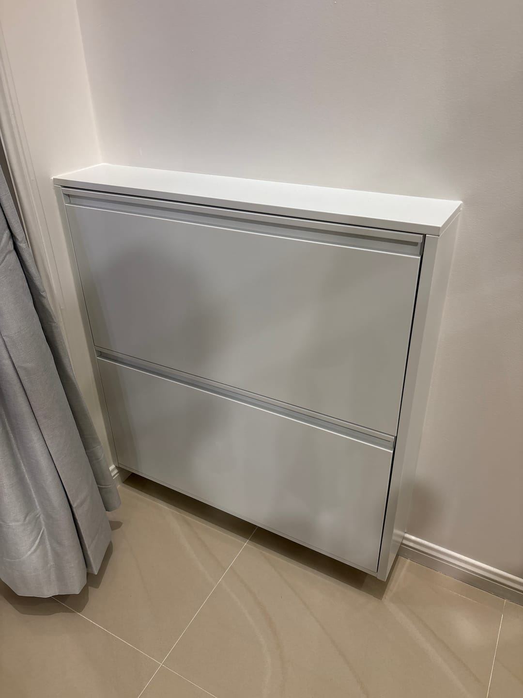 Customer photo review of Wall Mounted Shoe Cabinet