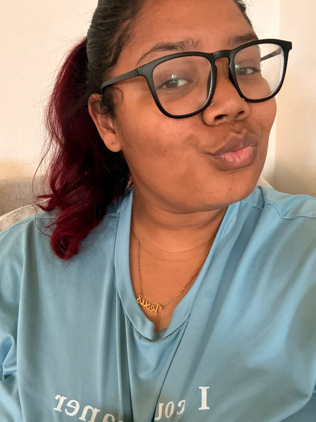 Customer photo review of Custom Name Necklace