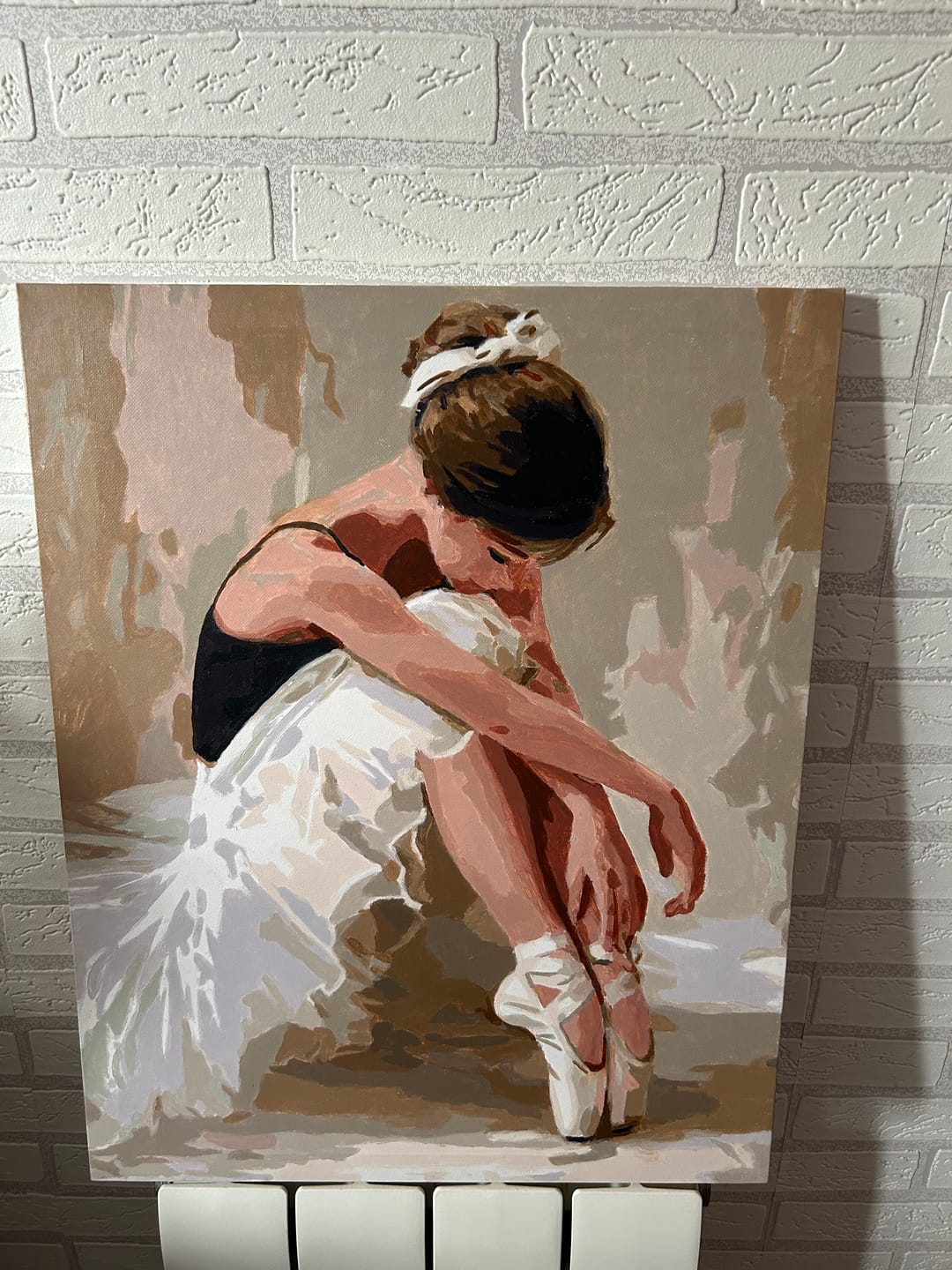 Customer photo review of Fragile Strength | Paint by Number