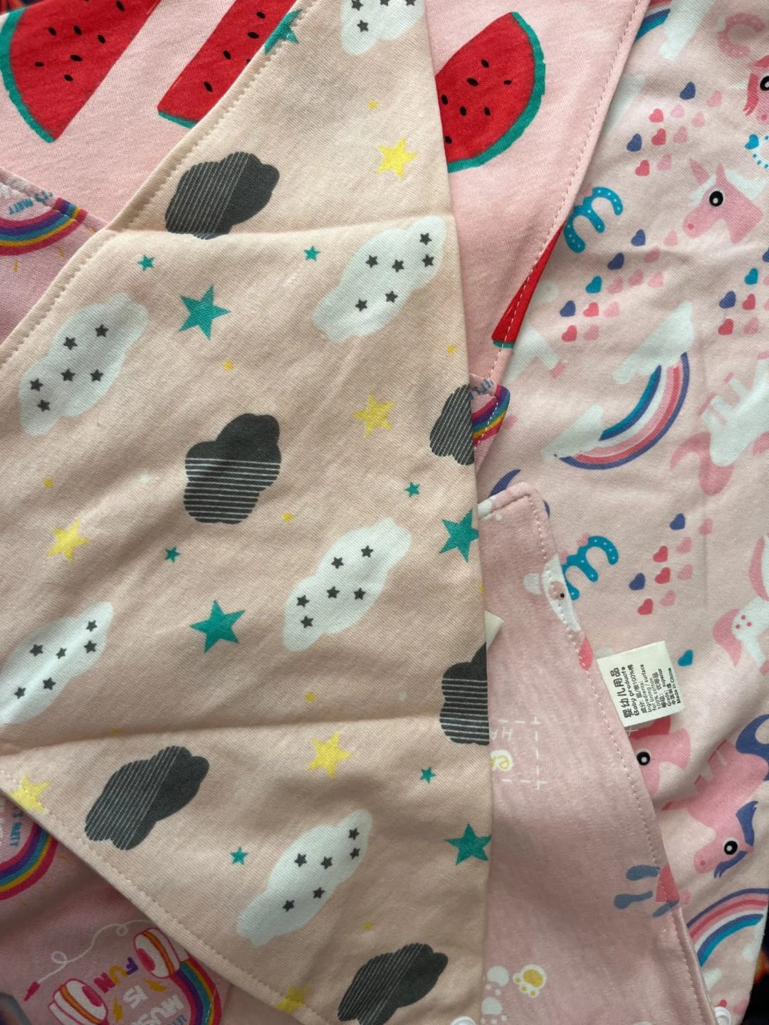 Customer photo review of baberos impermeables 5 Piezas