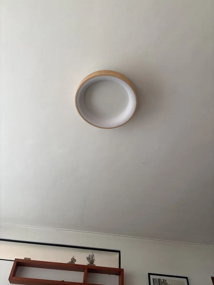 Customer photo review of Plafon LED Zenith Regulate 30cm com Controle
