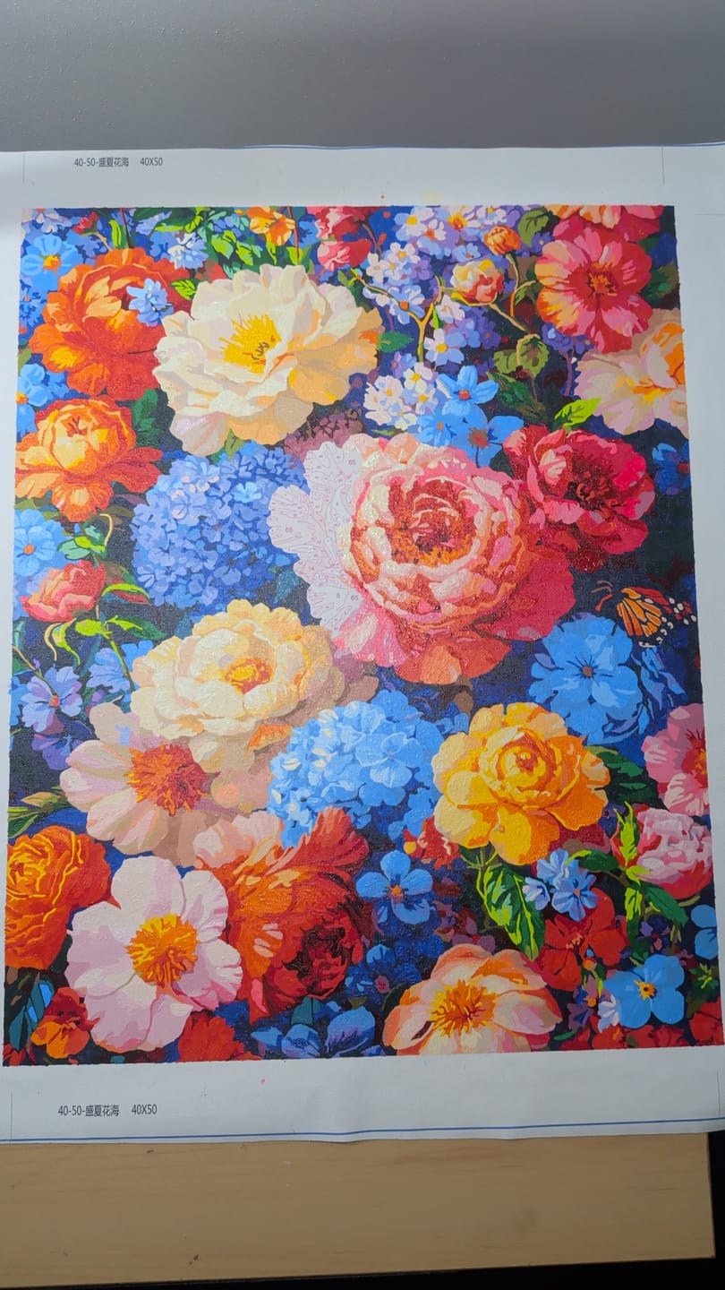 Customer photo review of Summer Flower Sea