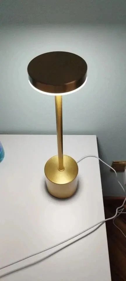 Customer photo review of Luminária de Mesa Sem Fio Recarregável Nomad Glow