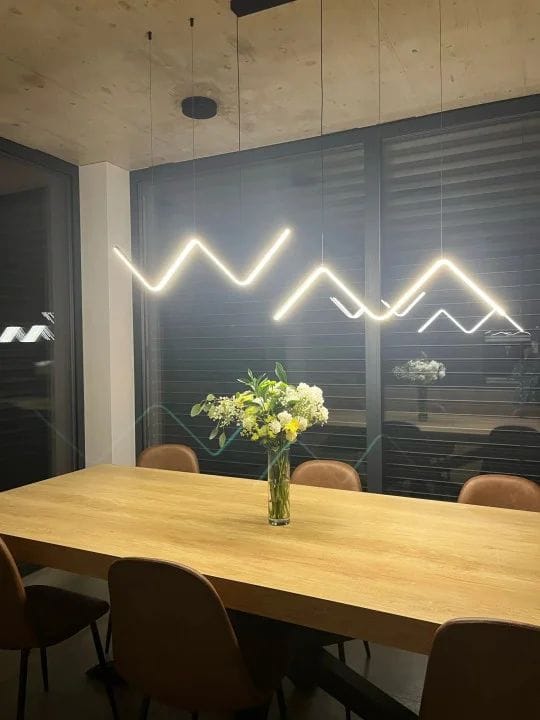 Customer photo review of Pendente Linear LED Hoffa 45cm ou 90cm