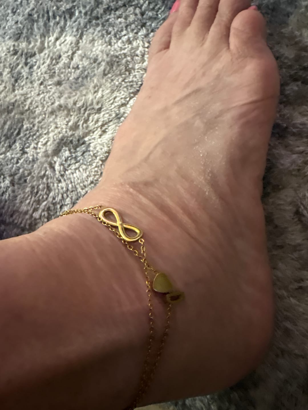 Customer photo review of Anklet of Infinity