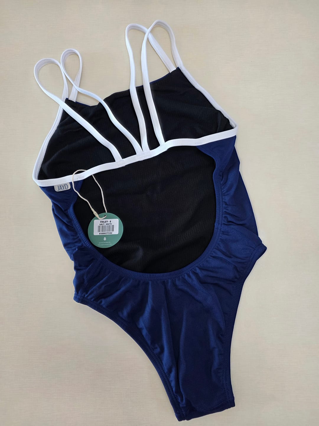 Customer photo review of FINLEY ONE PIECE - Navy|White