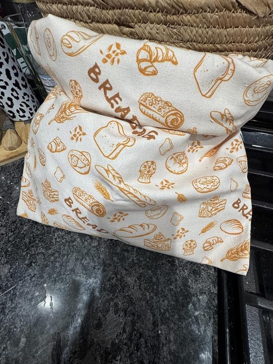 Customer photo review of Méhviaszos Kenyérzsák™ – 100% pamut, természetes méhviasz bevonattal