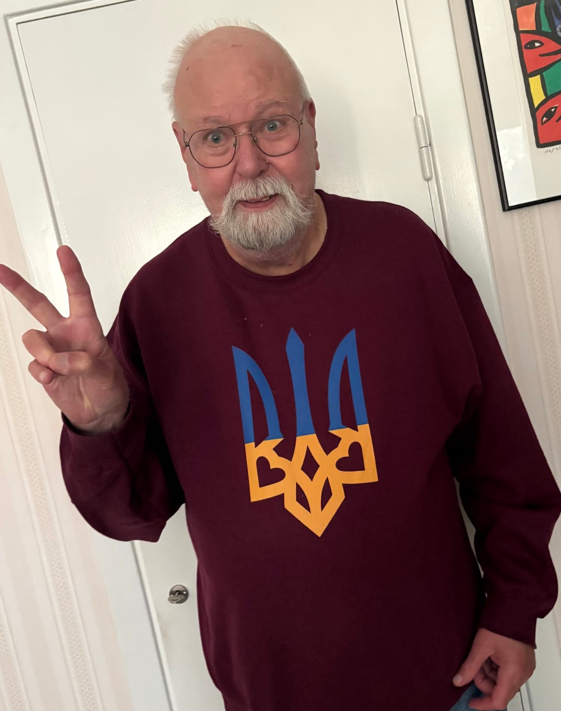 Customer photo review of Heartfelt Trident Sweatshirt