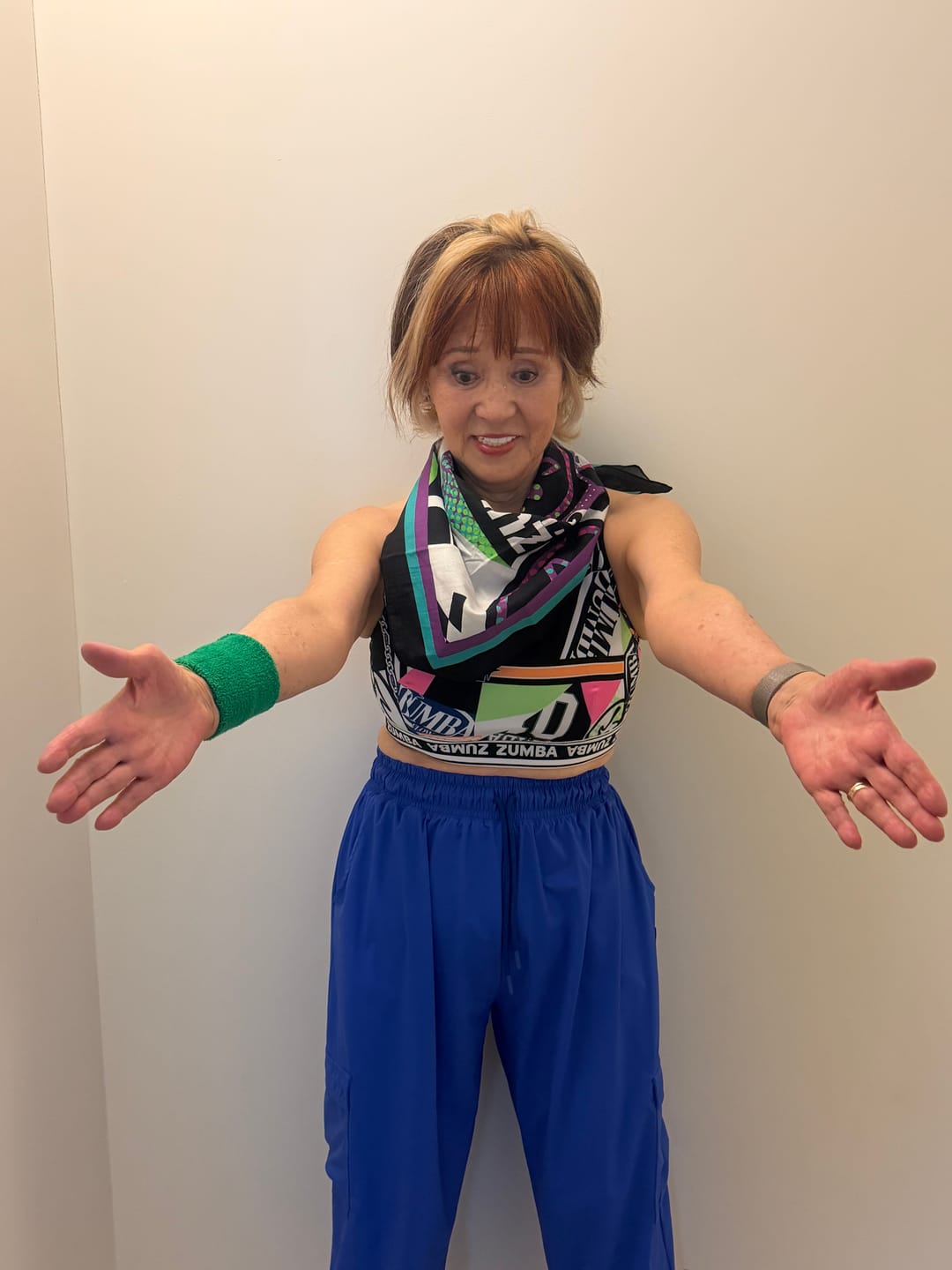 Customer photo review of Electric Feel Bandanas 2PK