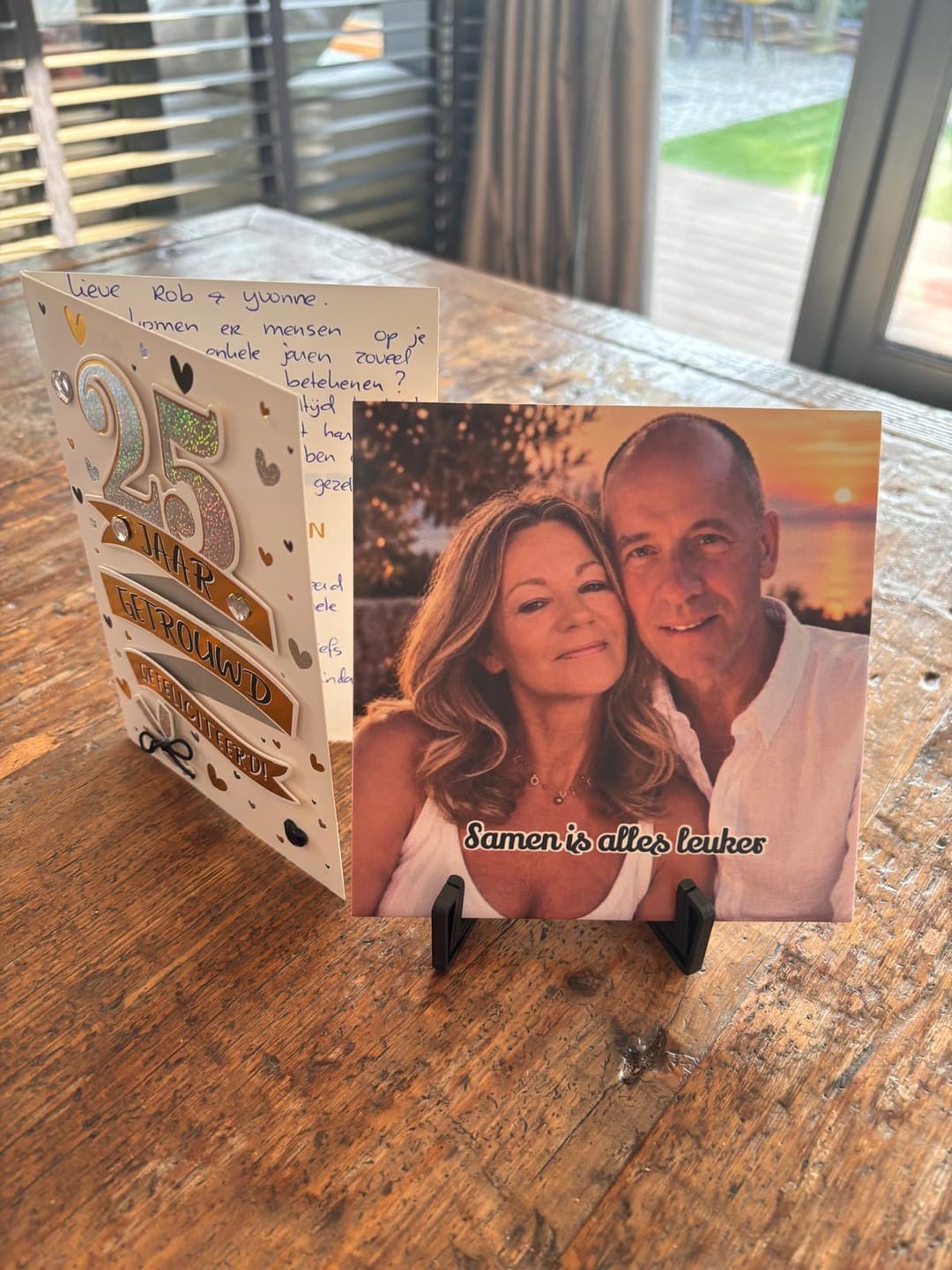 Customer photo review of Eigen Foto op Tegel - Met of Zonder Tekst