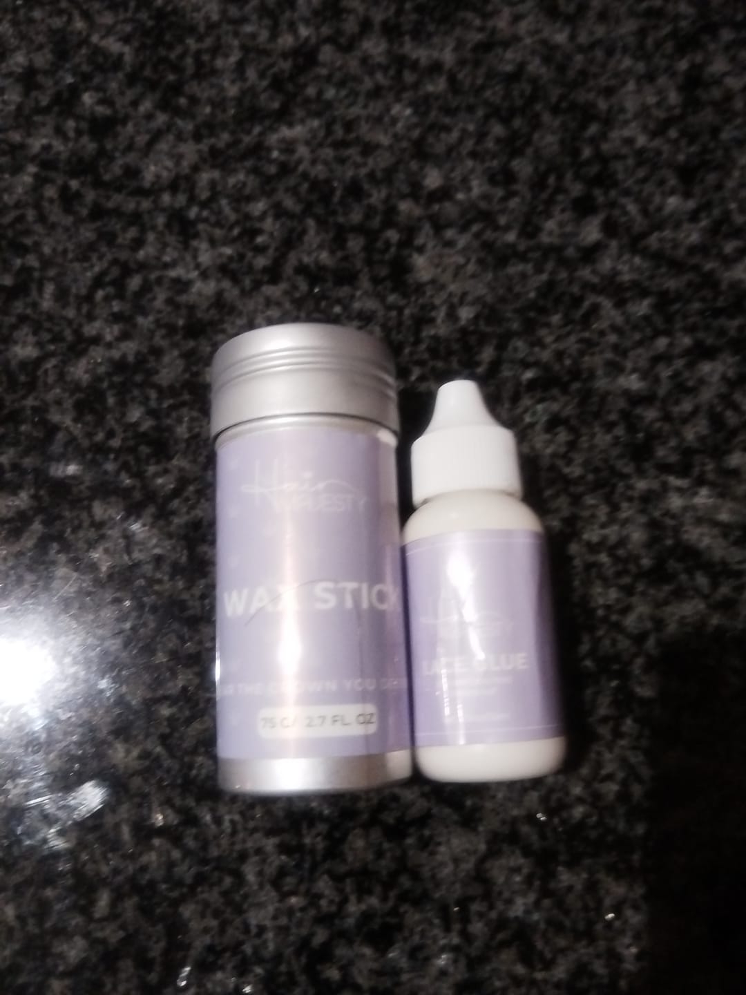 Customer photo review of Hair Majesty Wax Stick