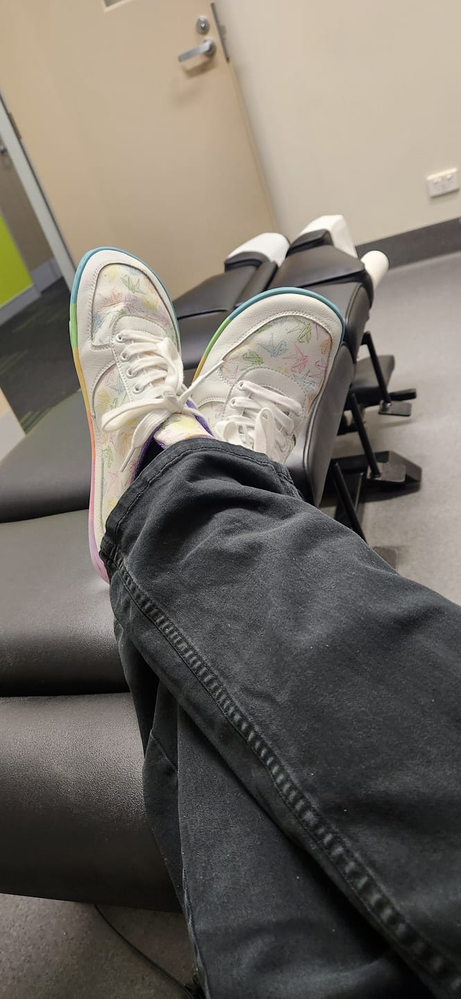 Customer photo review of WHITE KRANES | SNEAKERS - ADULTS