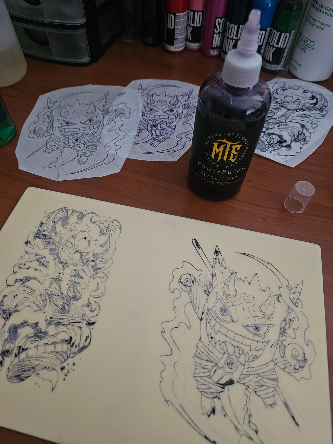 Customer photo review of Practice Skin
