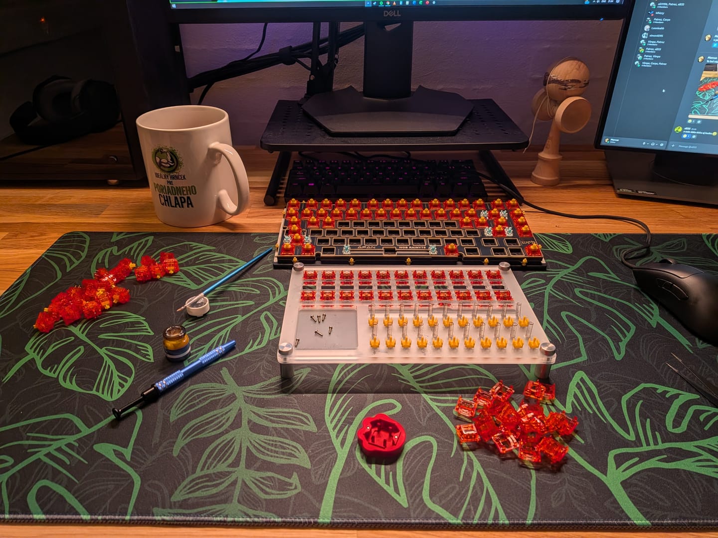 Customer photo review of Keygeek - Y2 Linear Switches