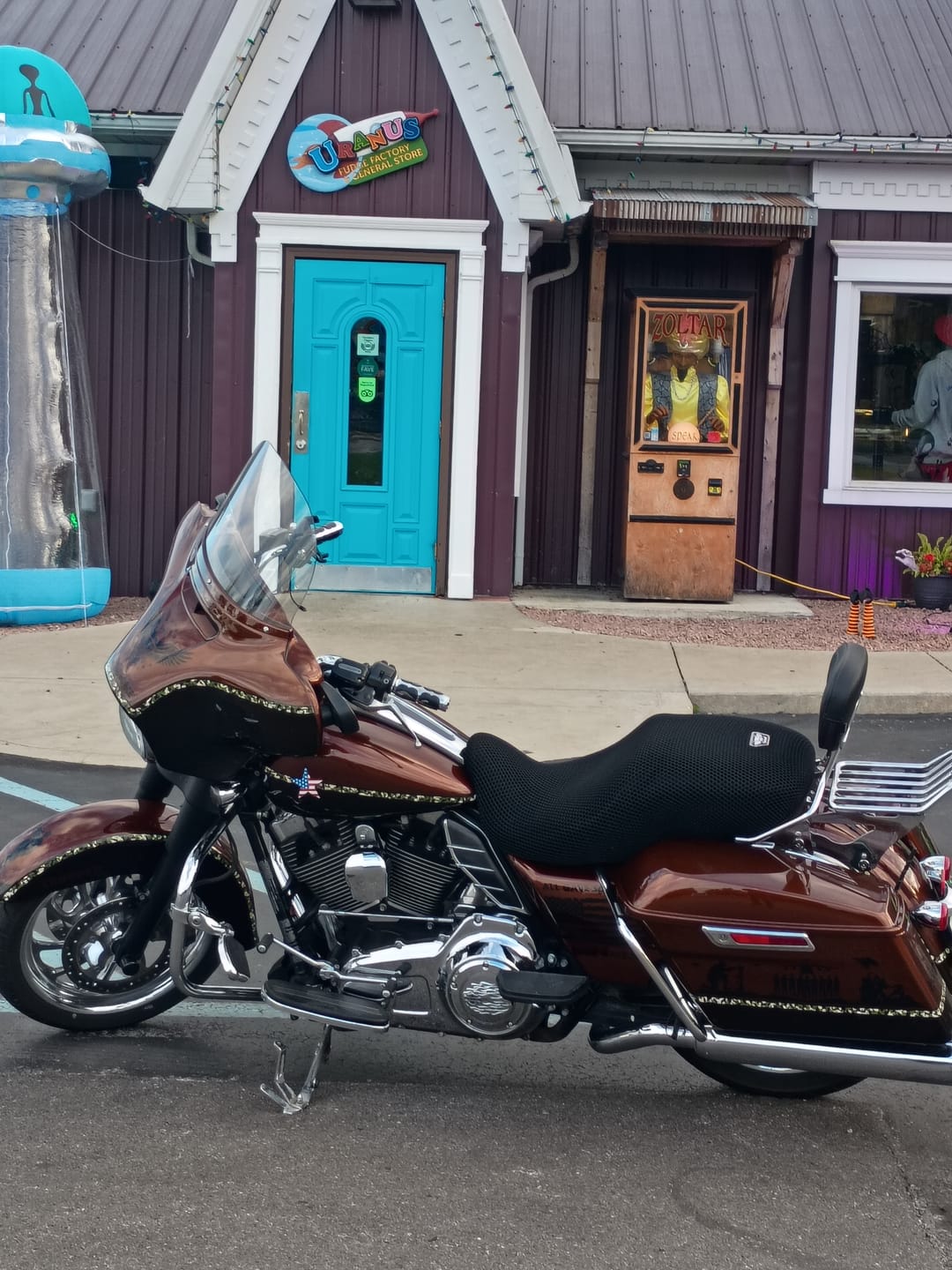 Customer photo review of Wind Rider Seat Cover