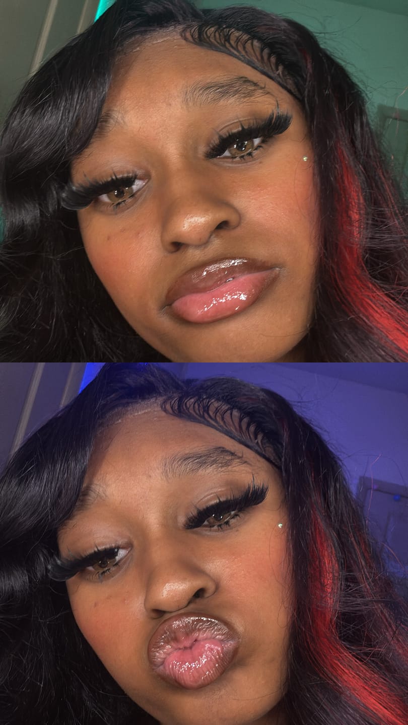 Customer photo review of Elida Hazel Colored Contact Lenses