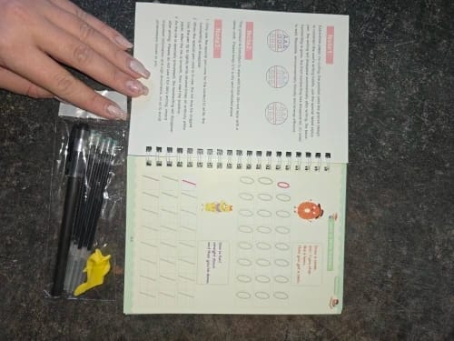 Customer photo review of EUROROX™ Magic Writing Practice Book