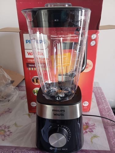 Customer photo review of PHILIPS Liquidificador Série 5000, RI2242, Preto, Jarra Inquebrável, Walita