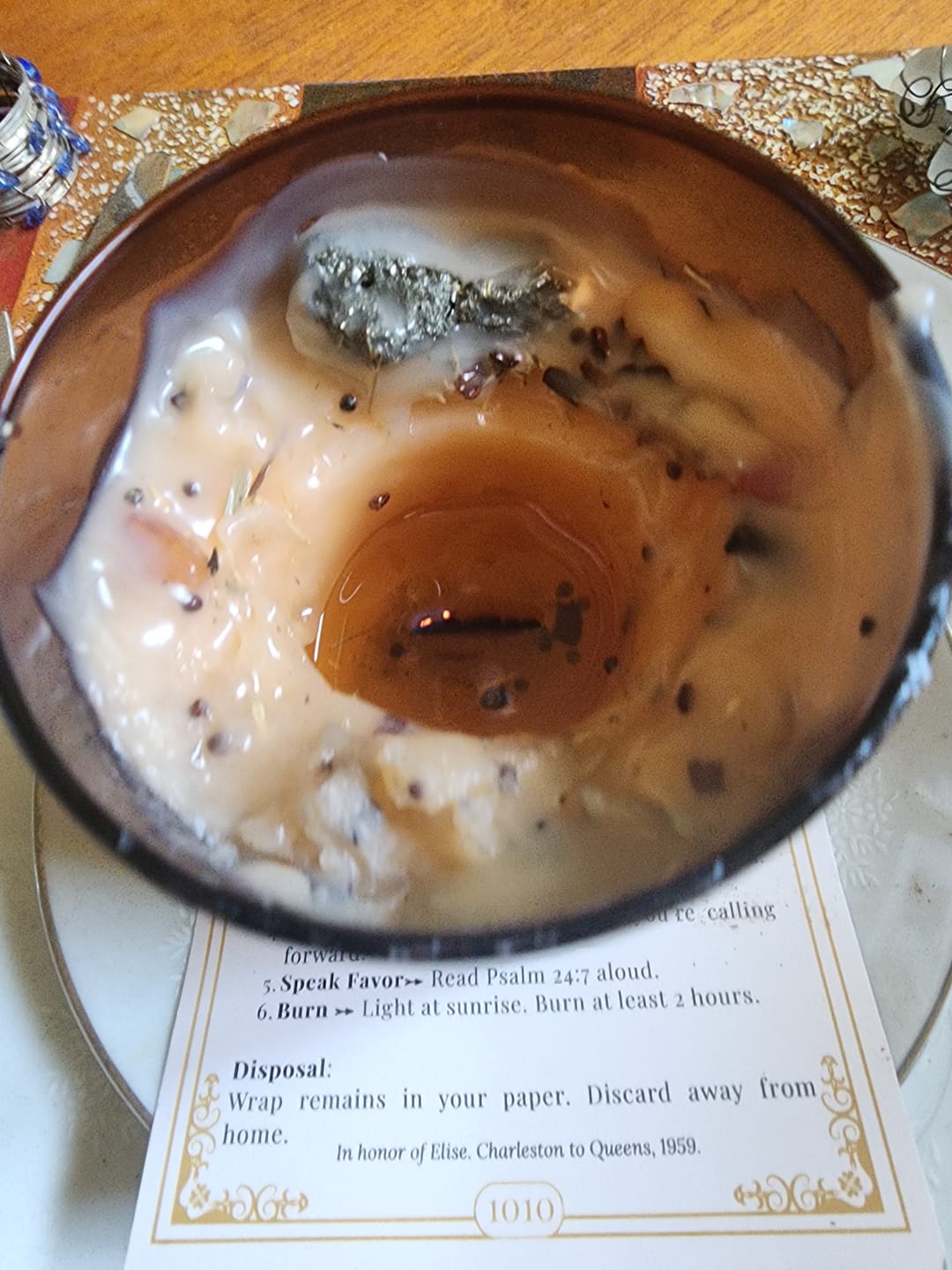 Customer photo review of Break Every Chain. Blockbuster Hoodoo Ritual Candle
