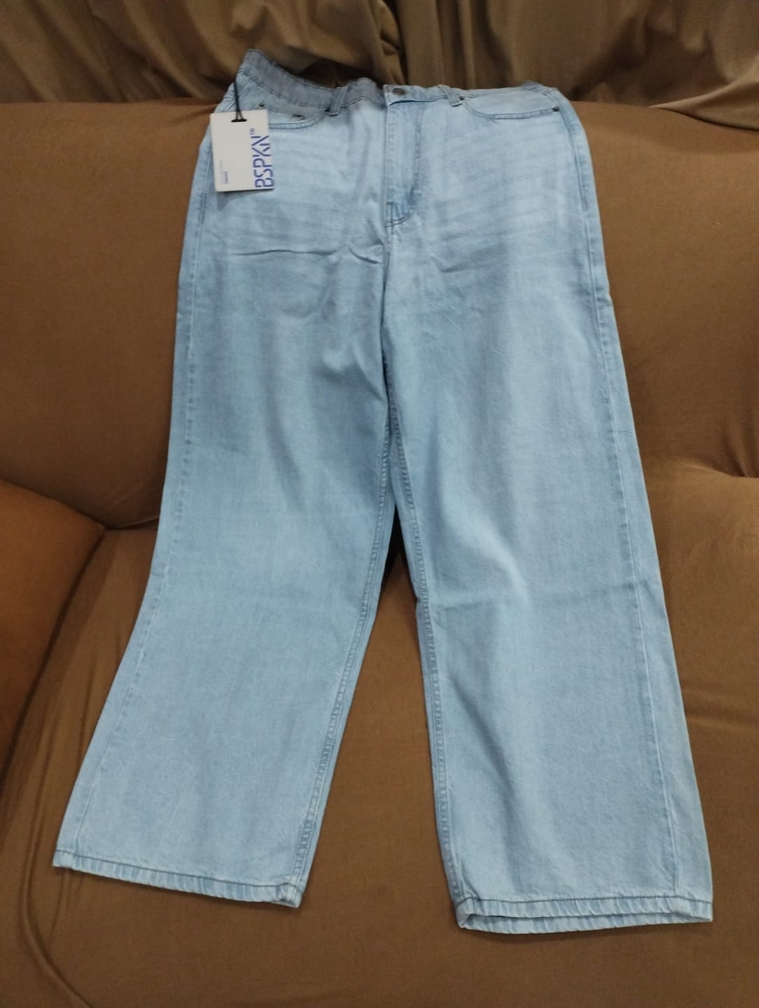 Customer photo review of Ice-Blue Baggy Denim - Loose Fit - UNISEX