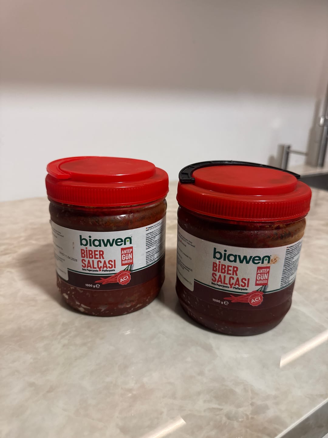 Customer photo review of Gün Kurusu Antep Acı Biber Salçası 1 kg