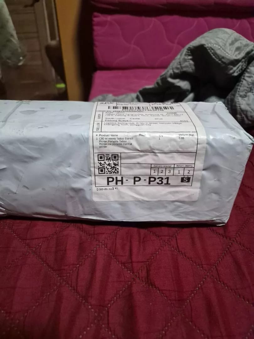 Customer photo review of 🖨️ HPRT INKLESS PORTABLE A4 THERMAL PRINTER