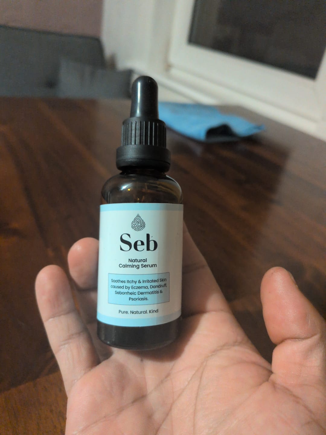 Customer photo review of Seb Natural Calming Serum