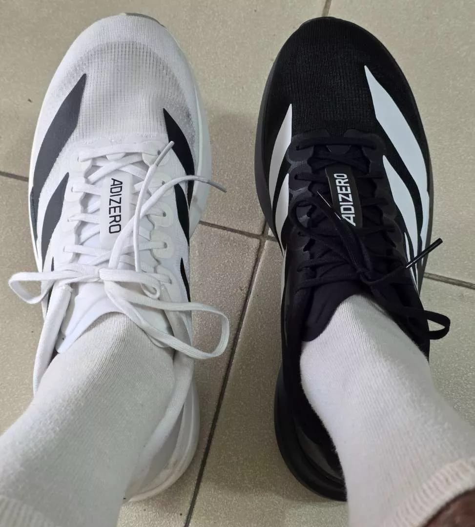 Customer photo review of Adizero Evo SL Core Black & White - AZB