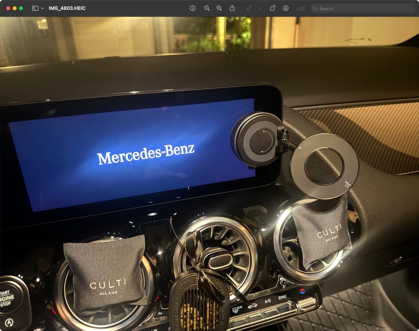 Customer photo review of Tekkvault™ AnchorPro Phone Holder