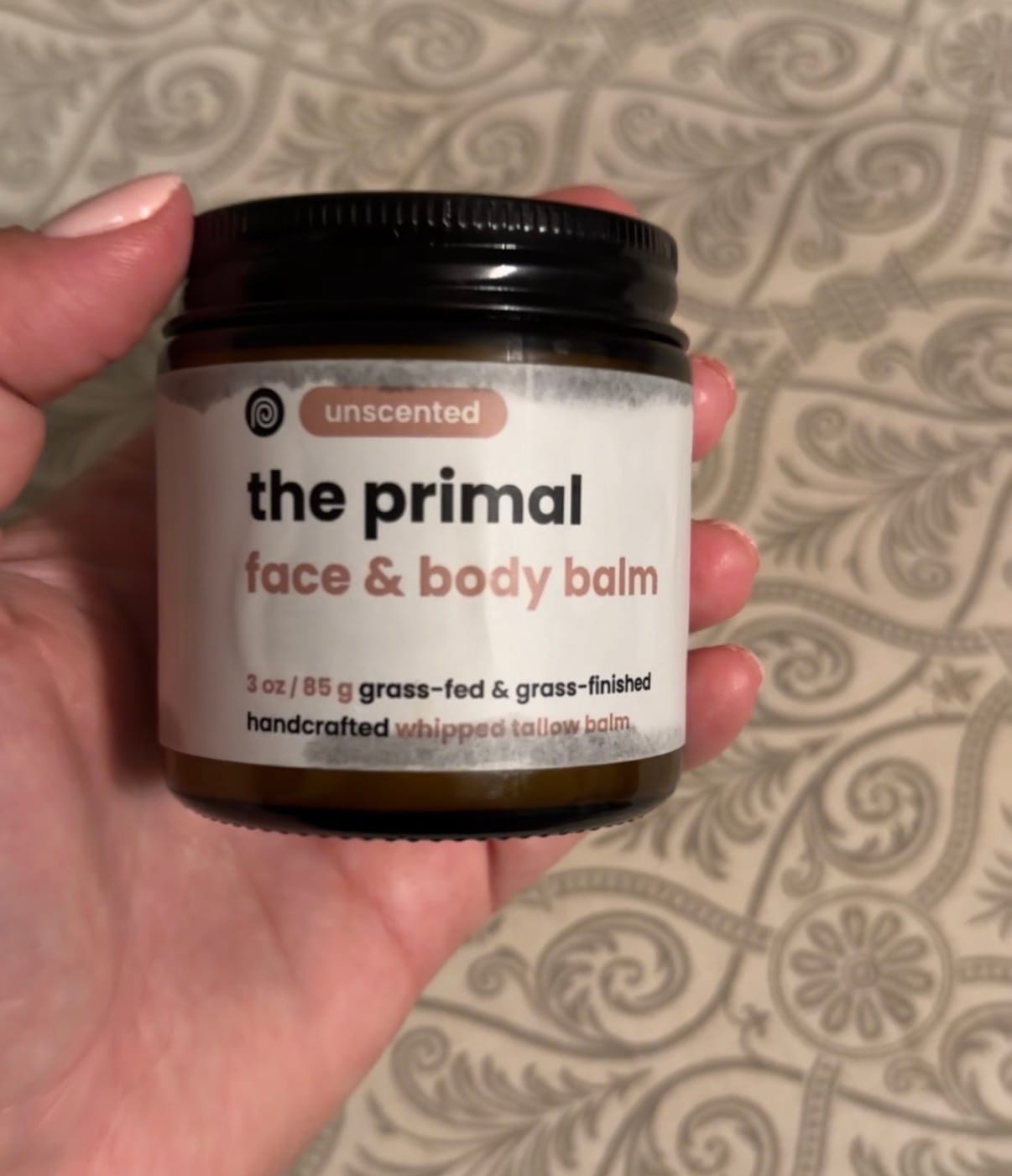 Customer photo review of Unscented Whipped Tallow Balm (Face & Body)