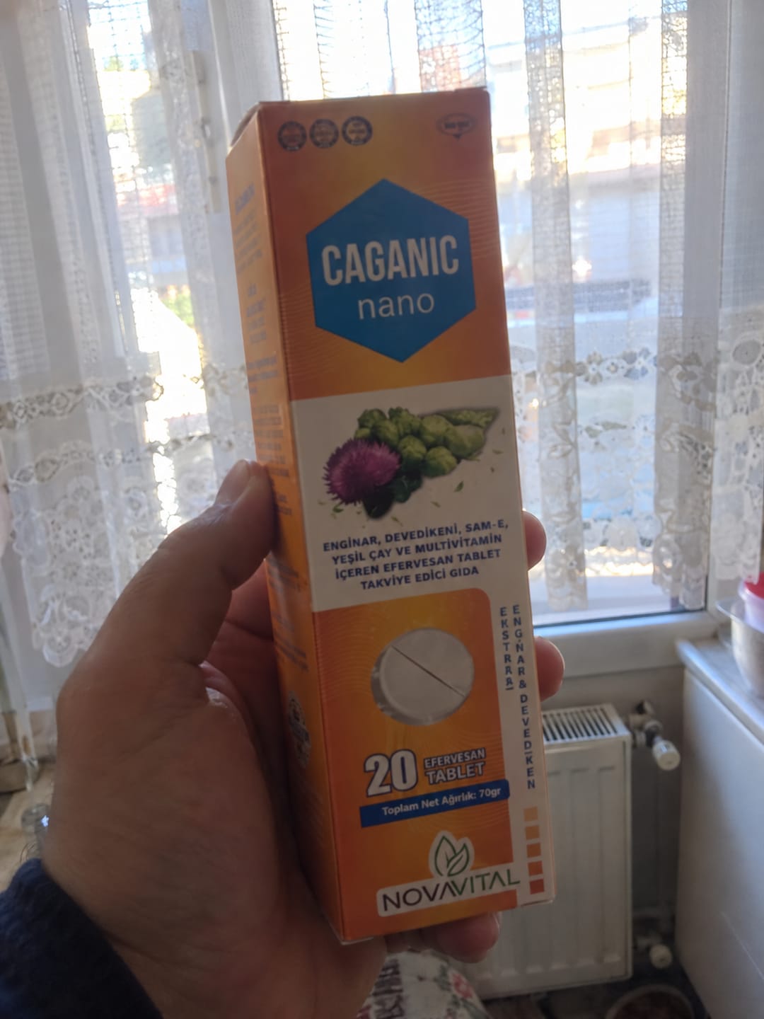Customer photo review of Caganıc Nano - Enginar ve Devedikeni İçeren Efervasan Tablet