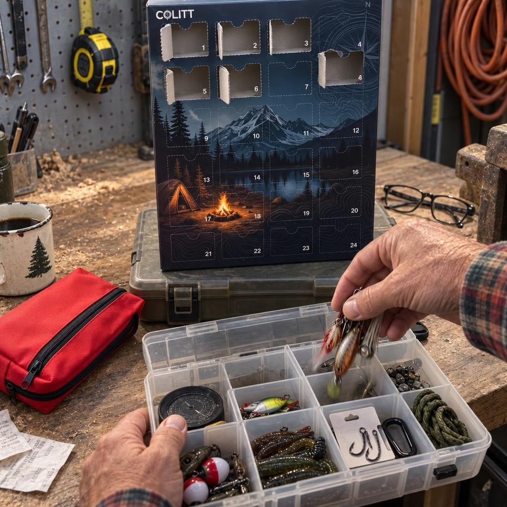 Customer photo review of Outdoorsman Advent Calendar