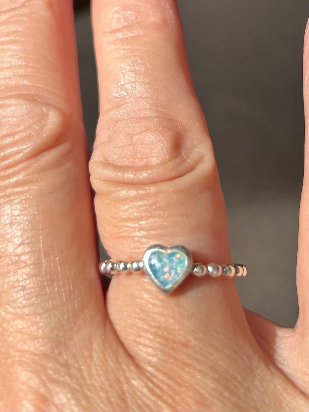 Customer photo review of Bobble Heart Ring