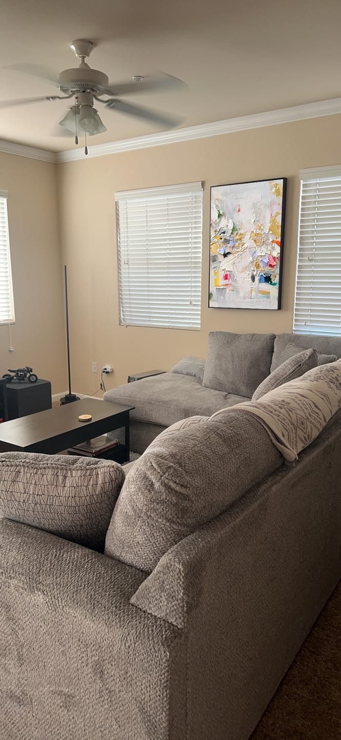 Customer photo review of Colorful Textured Wall Art #AW179
