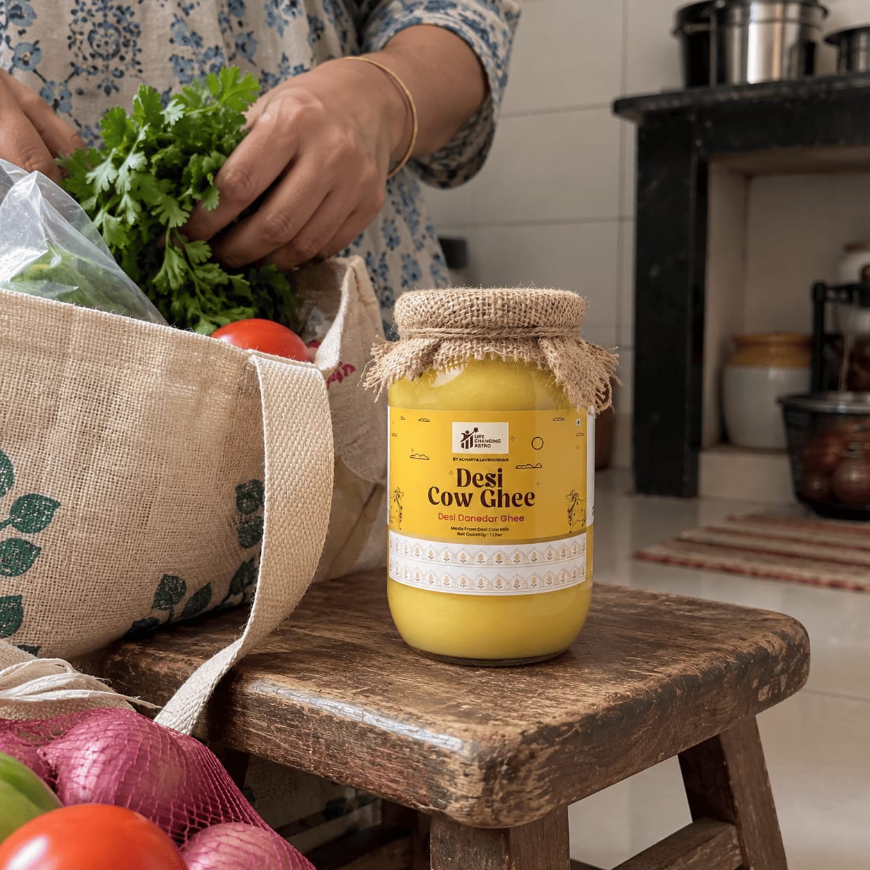 Customer photo review of Desi Cow Ghee