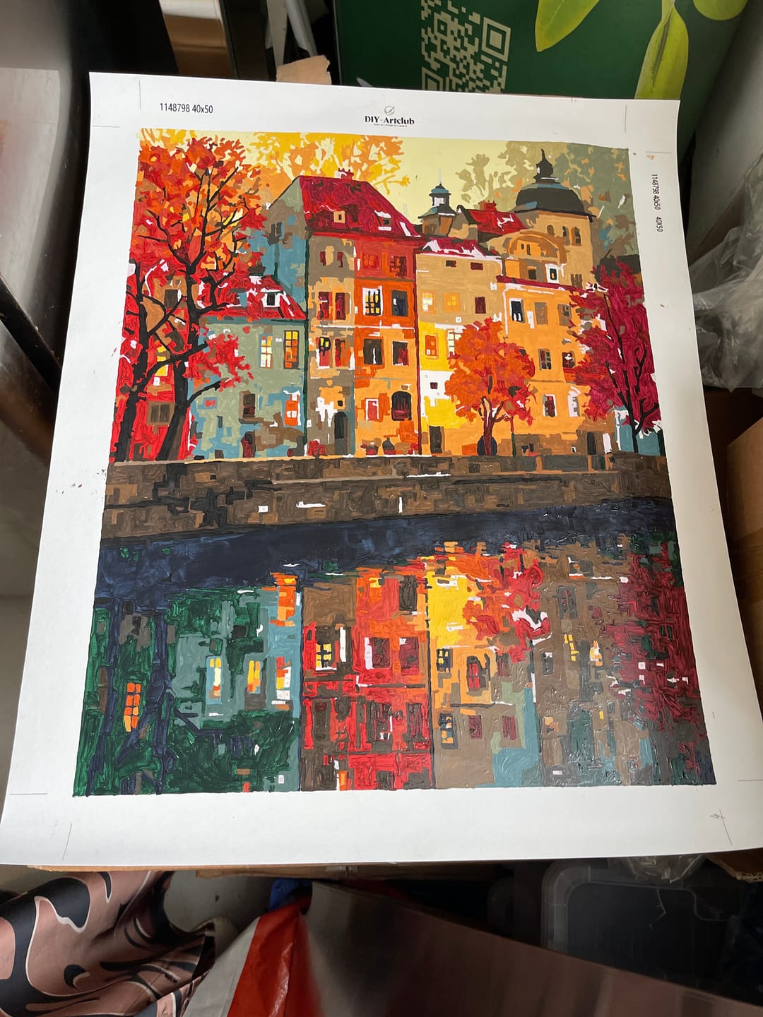 Customer photo review of Prague | Paint by Number