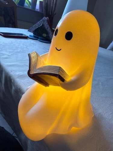 Customer photo review of Cozy Ghost – A little spirit that brings warmth & light