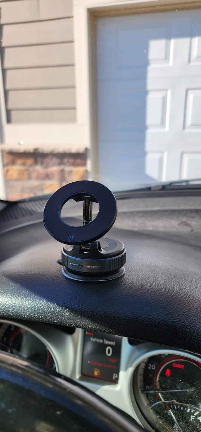 Customer photo review of Tekkvault™ AnchorPro Phone Holder