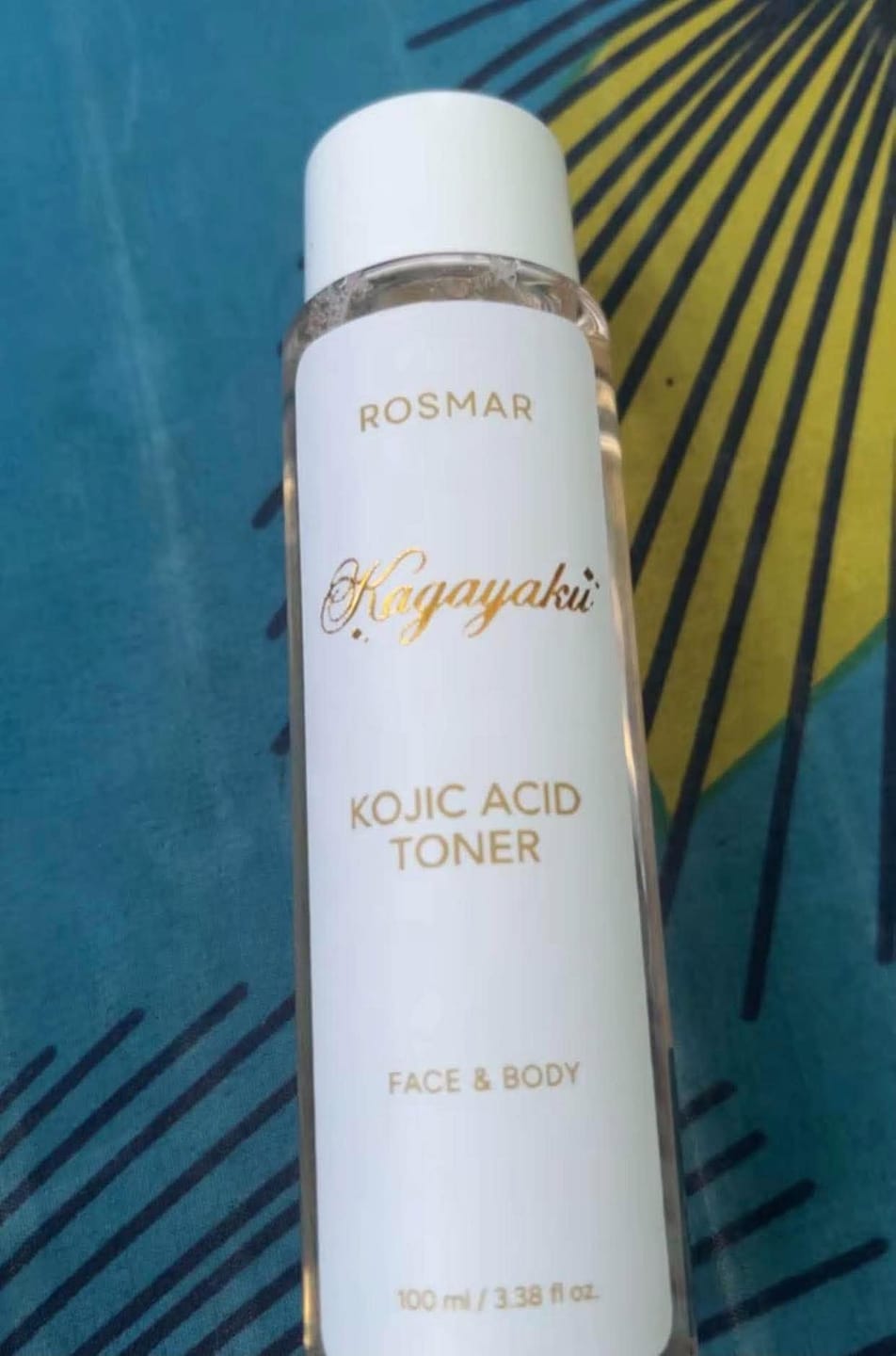 Customer photo review of ROSMAR KAGAYAKU Kojic Toner for Face and Body Whitening Moisturizing
