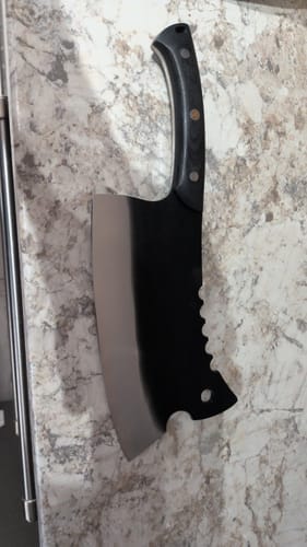 Customer photo review of Kaiju 8" Bone Crusher Cleaver